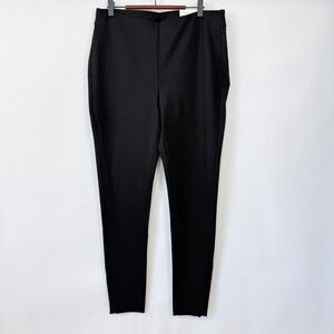 NWT Chicos So Slimming Side Zip Leggings Size 12T Black Soft Stretch